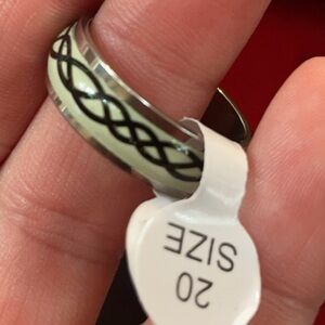 Mens Tribal Glow in the Dark Ring